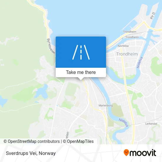 Sverdrups Vei map