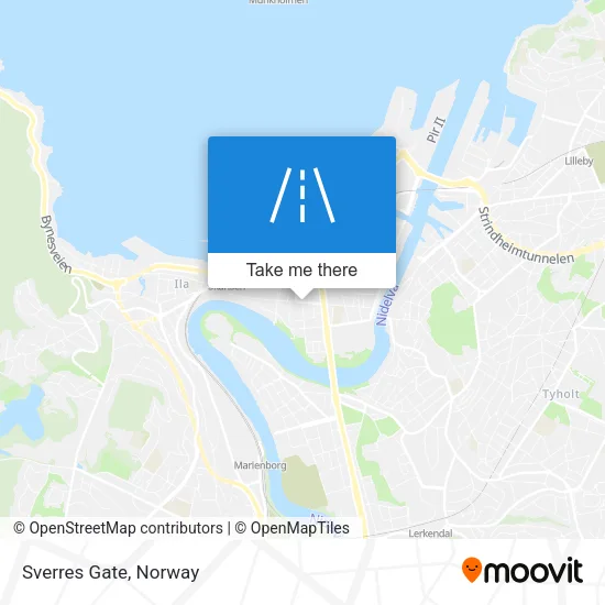 Sverres Gate map