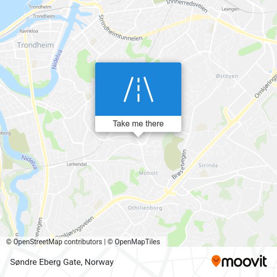Søndre Eberg Gate map