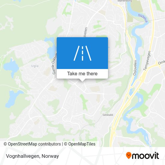 Vognhallvegen map