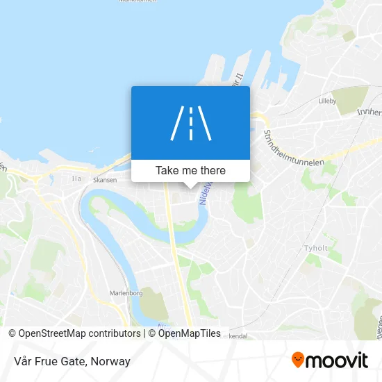 Vår Frue Gate map
