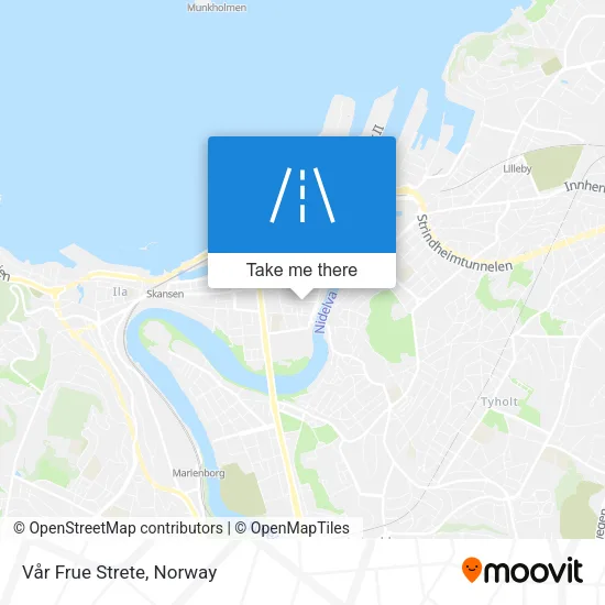 Vår Frue Strete map