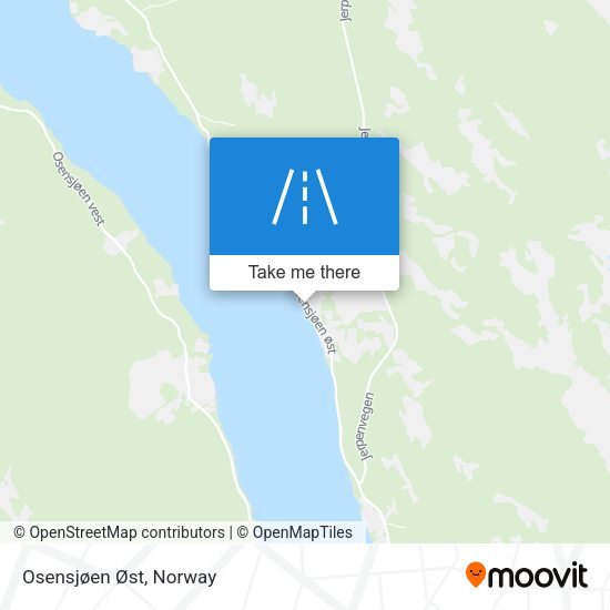 Osensjøen Øst map