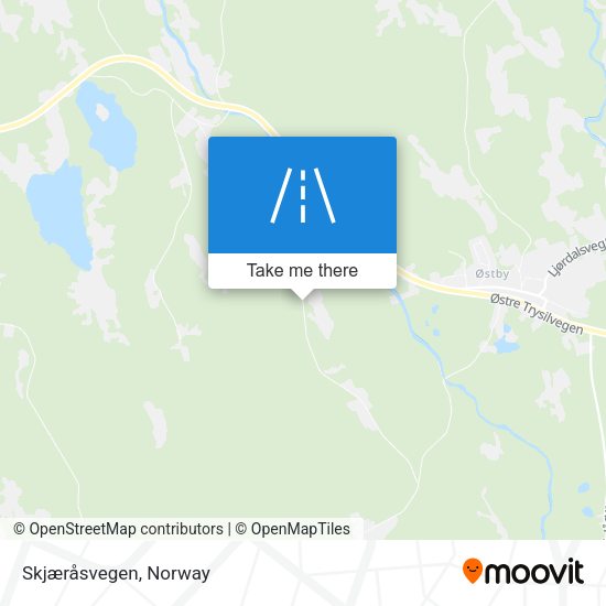 Skjæråsvegen map