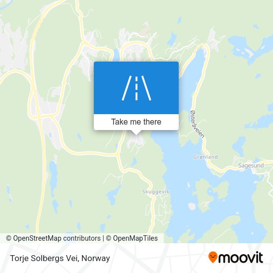 Torje Solbergs Vei map