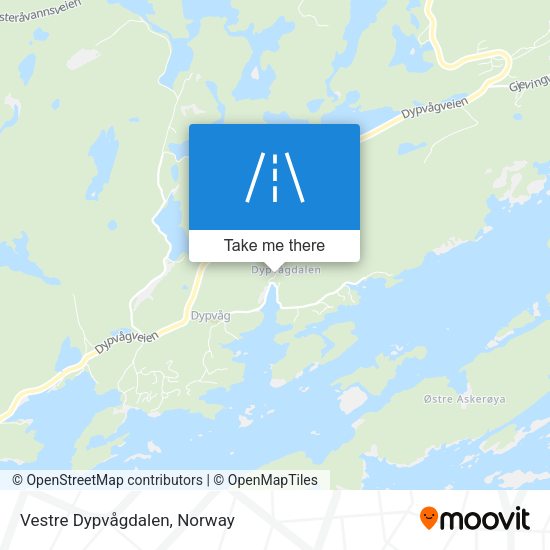 Vestre Dypvågdalen map