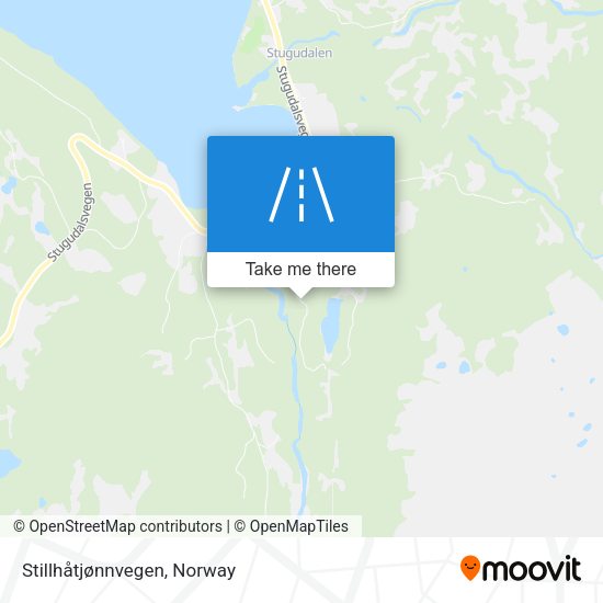 Stillhåtjønnvegen map