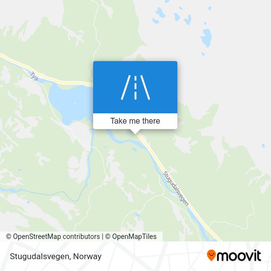 Stugudalsvegen map