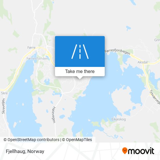Fjellhaug map