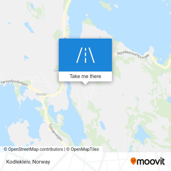 Kodlekleiv map