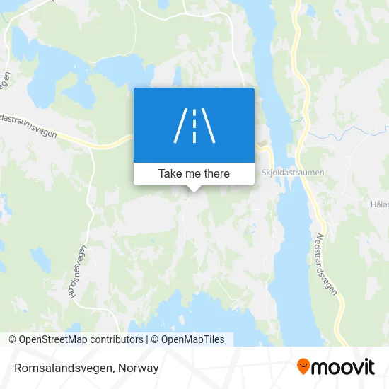 Romsalandsvegen map