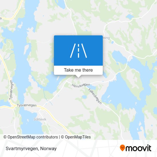 Svartmyrvegen map