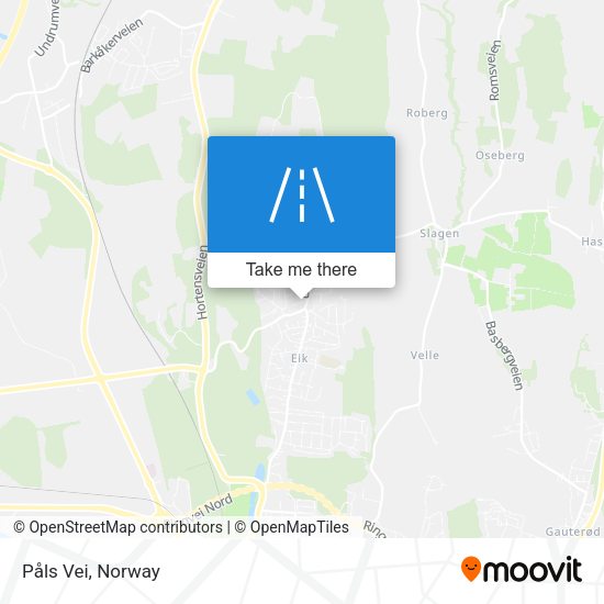 Påls Vei map