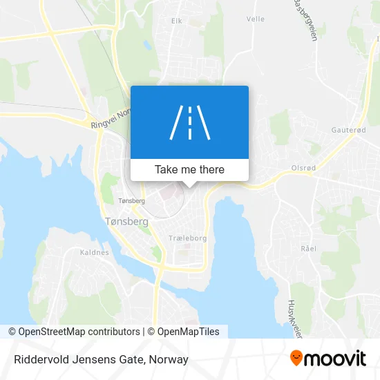 Riddervold Jensens Gate map