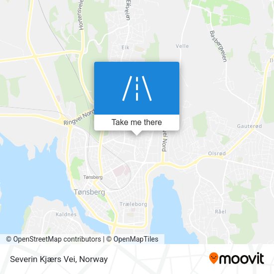 Severin Kjærs Vei map