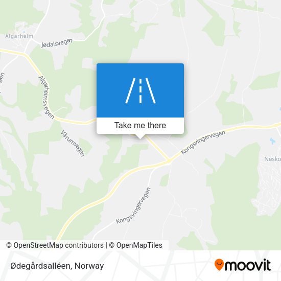 Ødegårdsalléen map
