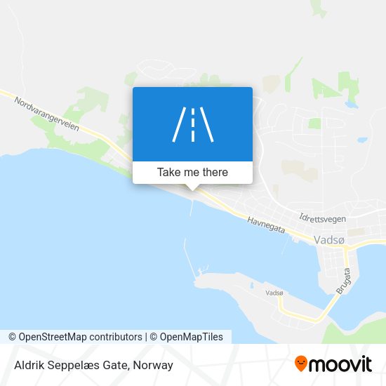 Aldrik Seppelæs Gate map