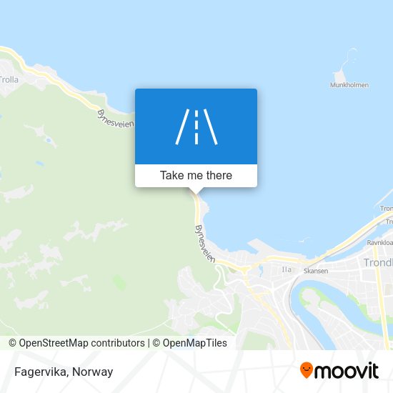 Fagervika map