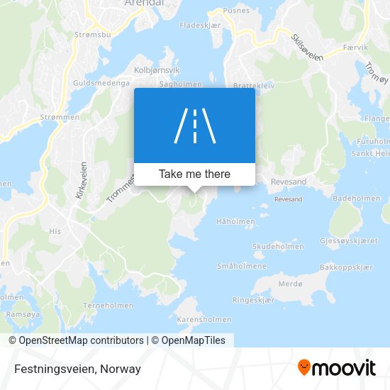 Festningsveien map