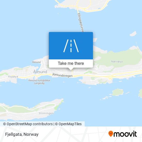 Fjellgata map