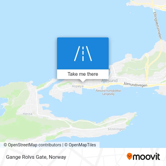 Gange Rolvs Gate map