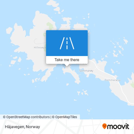 Håjavegen map