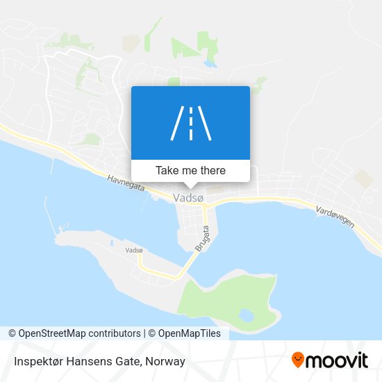 Inspektør Hansens Gate map