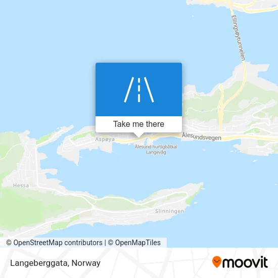 Langeberggata map