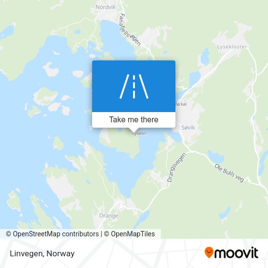 Linvegen map