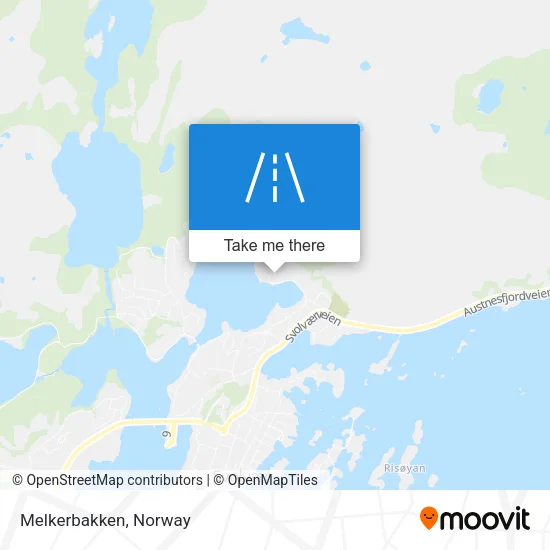 Melkerbakken map