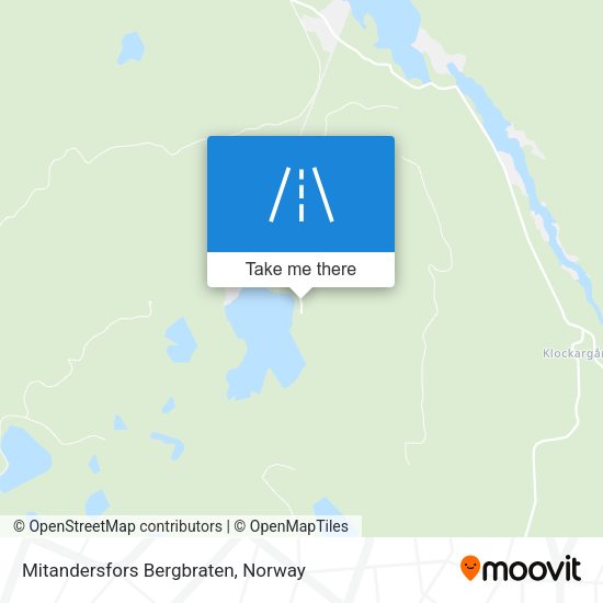 Mitandersfors Bergbraten map