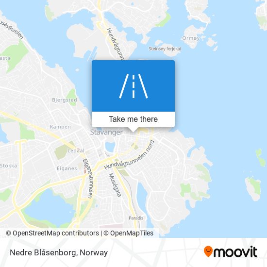 Nedre Blåsenborg map