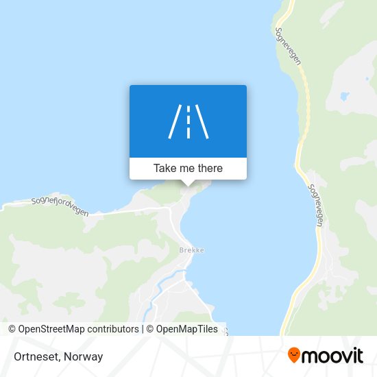 Ortneset map