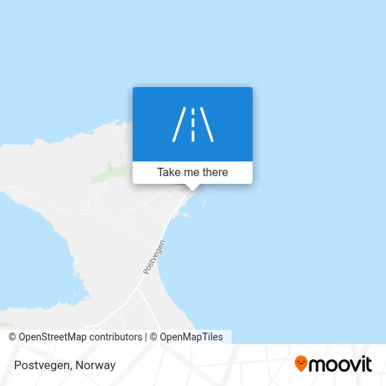 Postvegen map