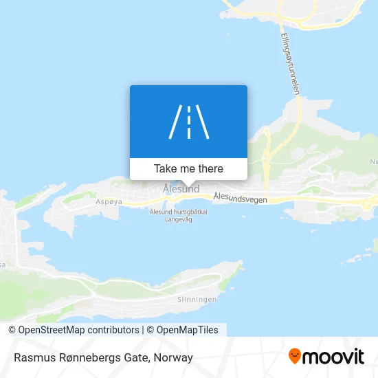 Rasmus Rønnebergs Gate map