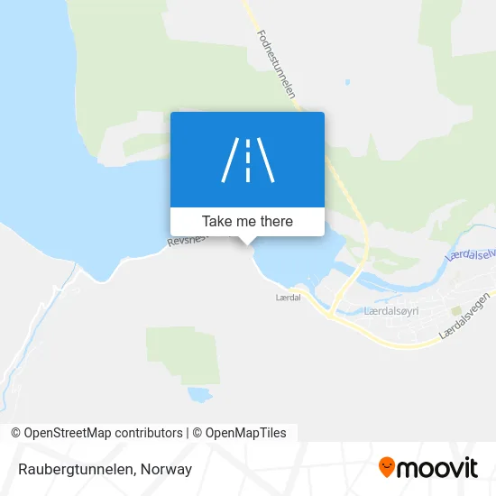 Raubergtunnelen map