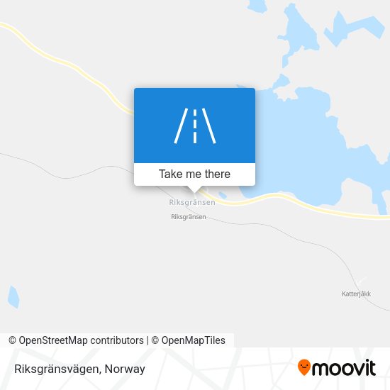 Riksgränsvägen map