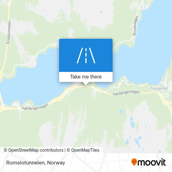 Romslotunnelen map