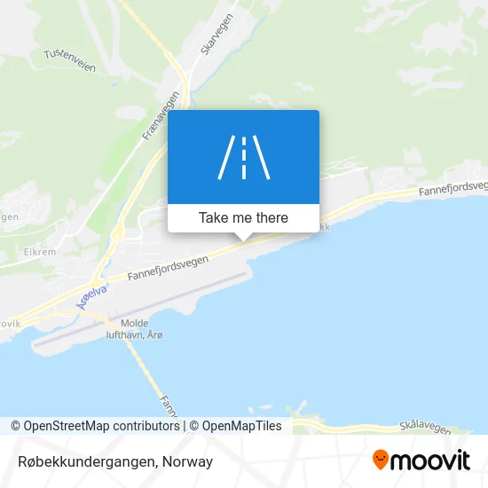 Røbekkundergangen map