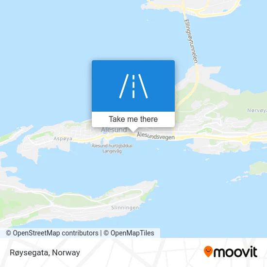 Røysegata map