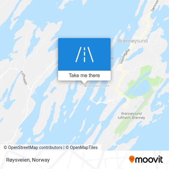 Røysveien map