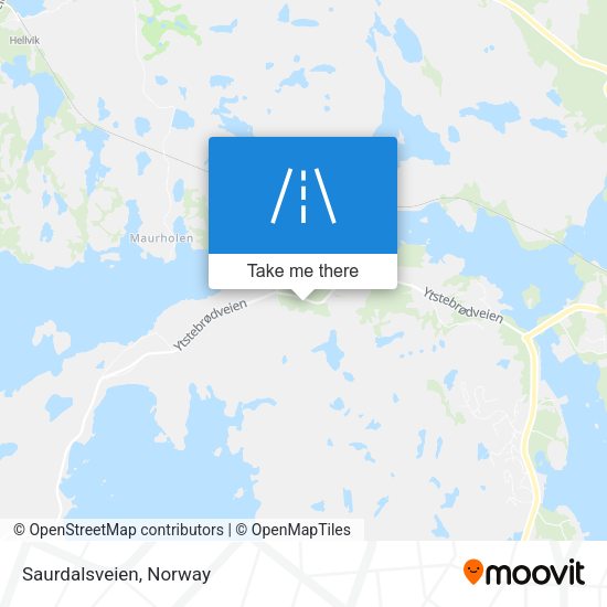 Saurdalsveien map