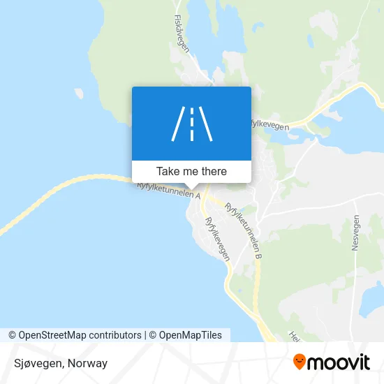 Sjøvegen map