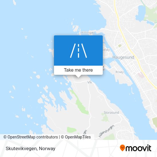 Skutevikvegen map