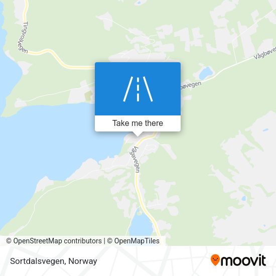 Sortdalsvegen map