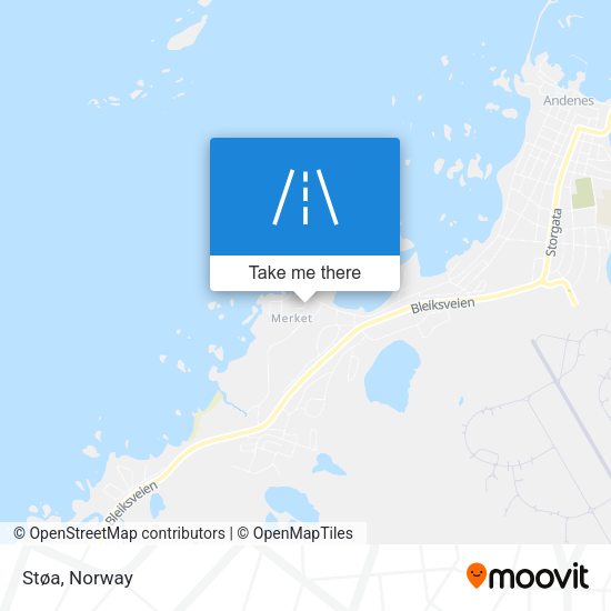 Støa map