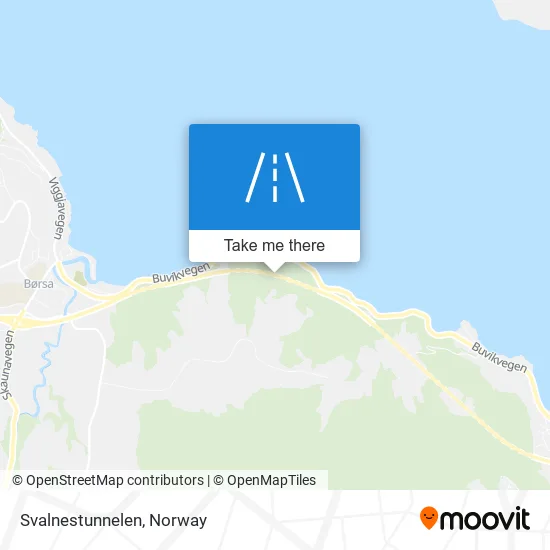 Svalnestunnelen map