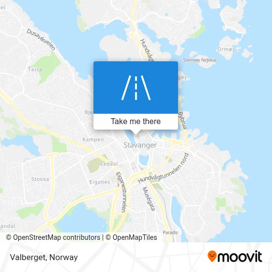 Valberget map