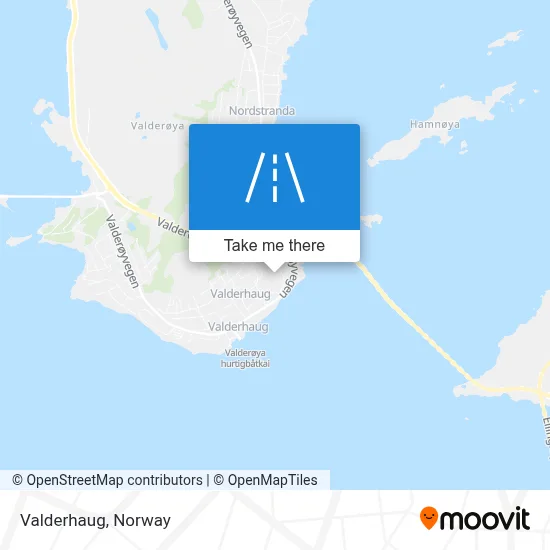 Valderhaug map