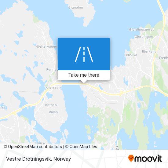 Vestre Drotningsvik map